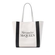 Alexander McQueen Tote Bags White, Dam