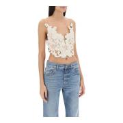 Zimmermann Sleeveless Tops White, Dam