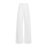 Sportmax Trousers White, Dam