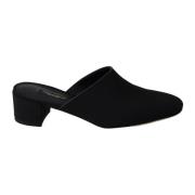 Dolce & Gabbana Heeled Mules Black, Dam