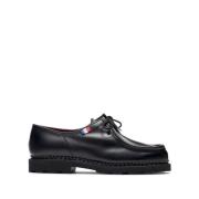 Paraboot Lisse Noir Stiliga Snörskor Black, Herr