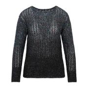 Maison Margiela Round-neck Knitwear Blue, Dam