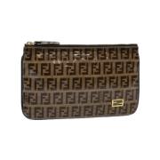 Fendi Vintage Pre-owned Canvas fendi-vskor Brown, Dam