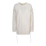 Giuseppe Di Morabito Round-neck Knitwear White, Dam