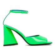 The Attico Sandals Green, Dam