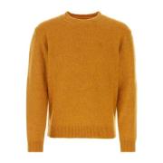 Baracuta Round-neck Knitwear Yellow, Herr