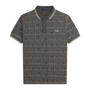 Fred Perry Polo Shirts Gray, Herr