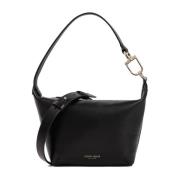 Giorgio Armani Nappa Lammskinn Handväska Black, Dam