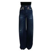 Dolce & Gabbana Loose-fit Jeans Blue, Dam