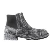 Dolce & Gabbana Ankle Boots Gray, Herr