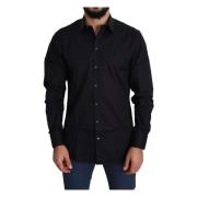 Dolce & Gabbana Casual Shirts Black, Herr