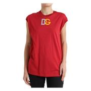 Dolce & Gabbana T-Shirts Red, Dam