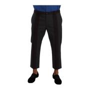 Dolce & Gabbana Cropped Trousers Gray, Herr