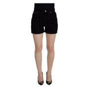 Dolce & Gabbana Short Shorts Black, Dam