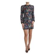 Dolce & Gabbana Multifärgad Blommig Sheath Mini Klänning Multicolor, D...