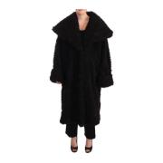 Dolce & Gabbana Faux Fur & Shearling Jackets Black, Dam