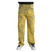 Dolce & Gabbana Straight Jeans Yellow, Herr