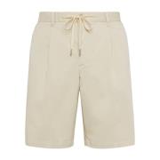 Boggi Milano Stretch bomullssommar Bermuda shorts Beige, Herr