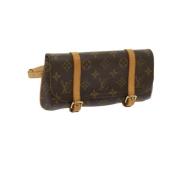 Louis Vuitton Vintage Pre-owned Canvas louis-vuitton-vskor Brown, Dam