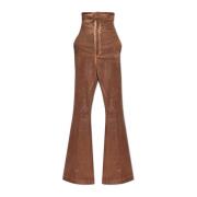 Rick Owens Smutsiga byxor Brown, Dam