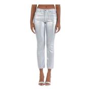 Dondup Slim-fit Jeans Gray, Dam