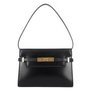 Saint Laurent Manhattan Small Stilfull Väska Black, Dam