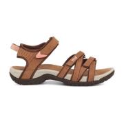 Teva Flat Sandals Brown, Dam