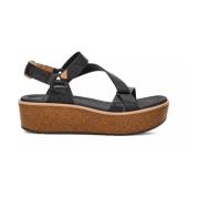 Teva Flat Sandals Black, Dam