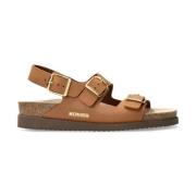 Mephisto Flat Sandals Brown, Dam