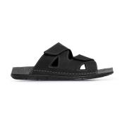 Rohde Flat Sandals Black, Herr