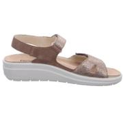 Rohde Flat Sandals Beige, Dam