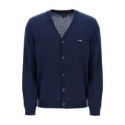 A.p.c. Mysig Stickad Kofta Blue, Herr