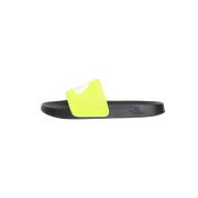 The North Face Fluorescerande Gul och Svart Slide Sandaler Green, Herr