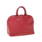 Louis Vuitton Vintage Pre-owned Laeder handvskor Red, Dam