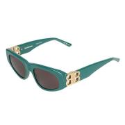 Balenciaga Sunglasses Green, Unisex