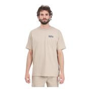 New Balance T-Shirts Beige, Herr