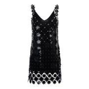 Paco Rabanne Short Dresses Black, Dam