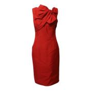 Giambattista Valli Pre-owned Pre-owned Silke klnningar Red, Dam