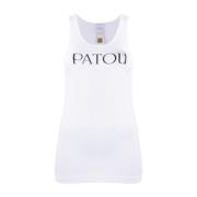 Patou Sleeveless Tops White, Dam