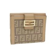 Fendi Vintage Pre-owned Canvas plnbcker Beige, Dam