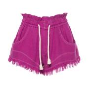 Isabel Marant Étoile Stiliga Shorts Purple, Dam