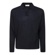 Filippo De Laurentiis Polo Shirts Blue, Herr