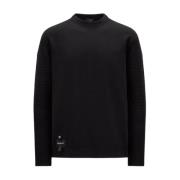 Moncler Crew Neck Jumper Black, Herr