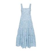 Michael Kors Midi Dresses Blue, Dam