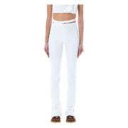 Nike Trousers White, Dam