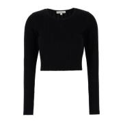 JW Anderson Stiliga Stickade Plagg Black, Dam