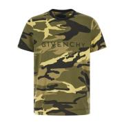 Givenchy Casual Bomull T-shirt Green, Herr