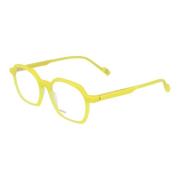 Etnia Barcelona Fyrkantig Ram Glasögon Jani 50O Yellow, Unisex