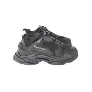 Balenciaga Vintage Pre-owned Nylon sneakers Black, Herr