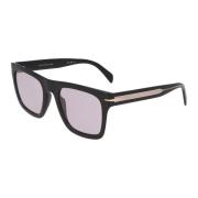 Eyewear by David Beckham Retro Square Solglasögonkollektion Black, Uni...